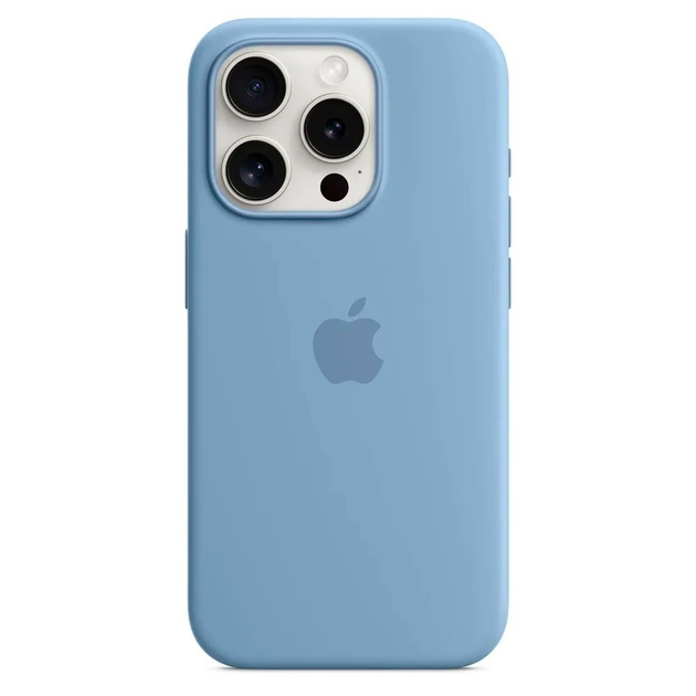 Apple Silicone MagSafe для Apple iPhone 15 pro Winter Blue 