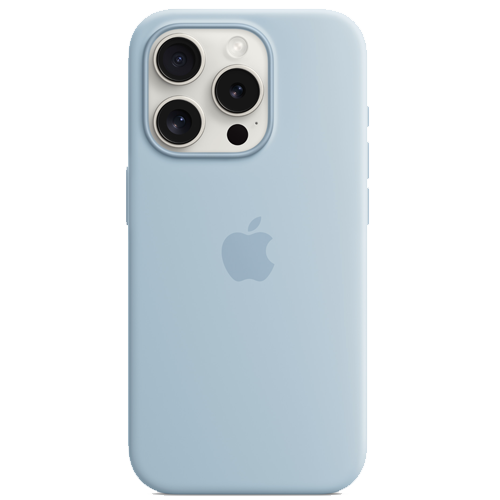 Apple Silicone MagSafe для Apple iPhone 15 pro Light Blue