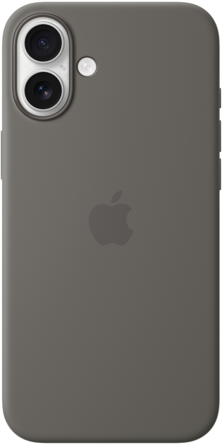 Apple Silicone MagSafe для Apple iPhone 16 Plus Stone Gray