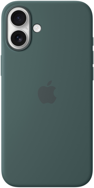 Apple Silicone MagSafe для Apple iPhone 16 Lake Green