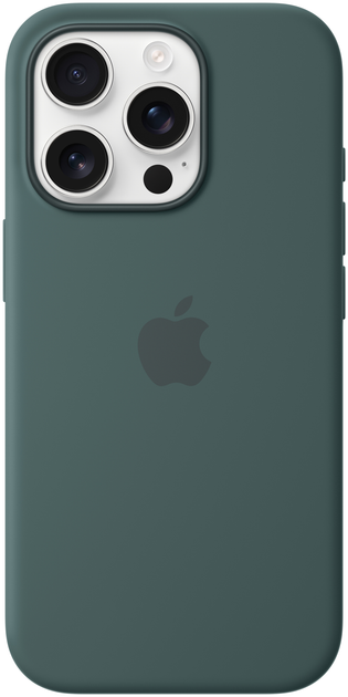 Apple Silicone MagSafe для Apple iPhone 16 Pro Max Lake Green