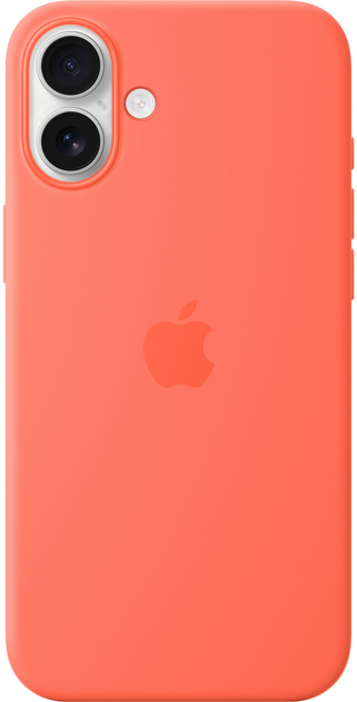 Apple Silicone MagSafe для Apple iPhone 16 Plus Tangerine