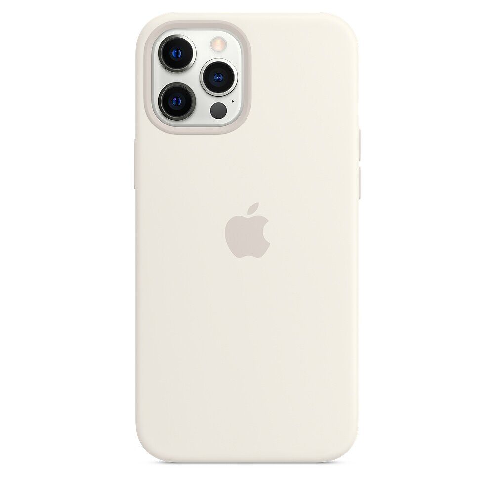 Silicone Case with MagSafe для Apple iPhone 12 pro max White