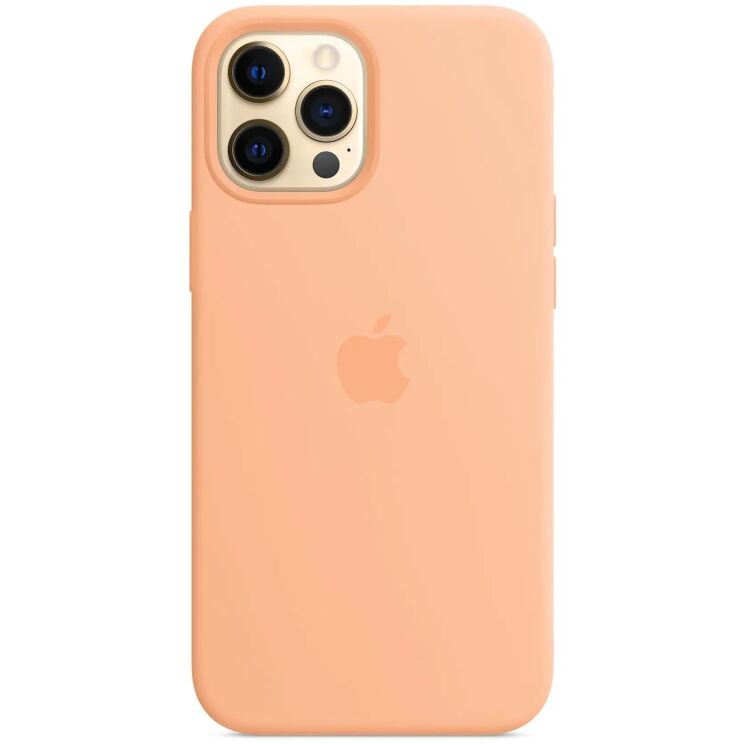 Silicone Case with MagSafe для Apple iPhone 12 pro max Cantaloupe