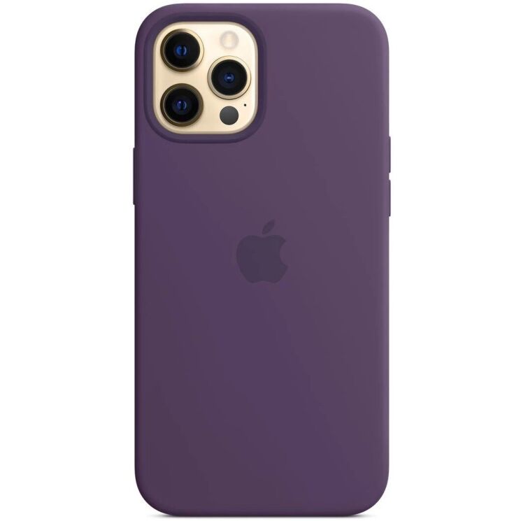 Silicone Case with MagSafe для Apple iPhone 12 pro max Amethyst