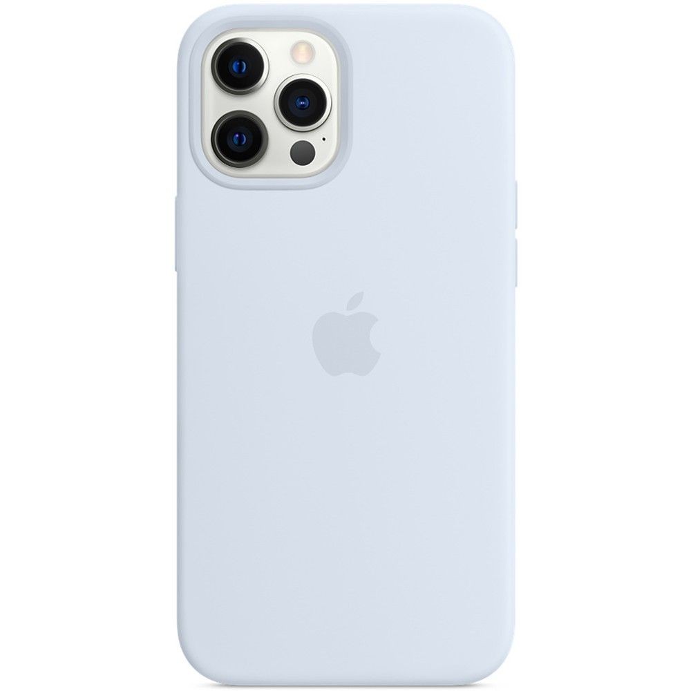 Silicone Case with MagSafe для Apple iPhone 12 pro max Cloud Blue