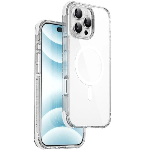 Чохол Wiwu Hybrid Ultra with MagSafe Case White для iPhone 16 Pro Max