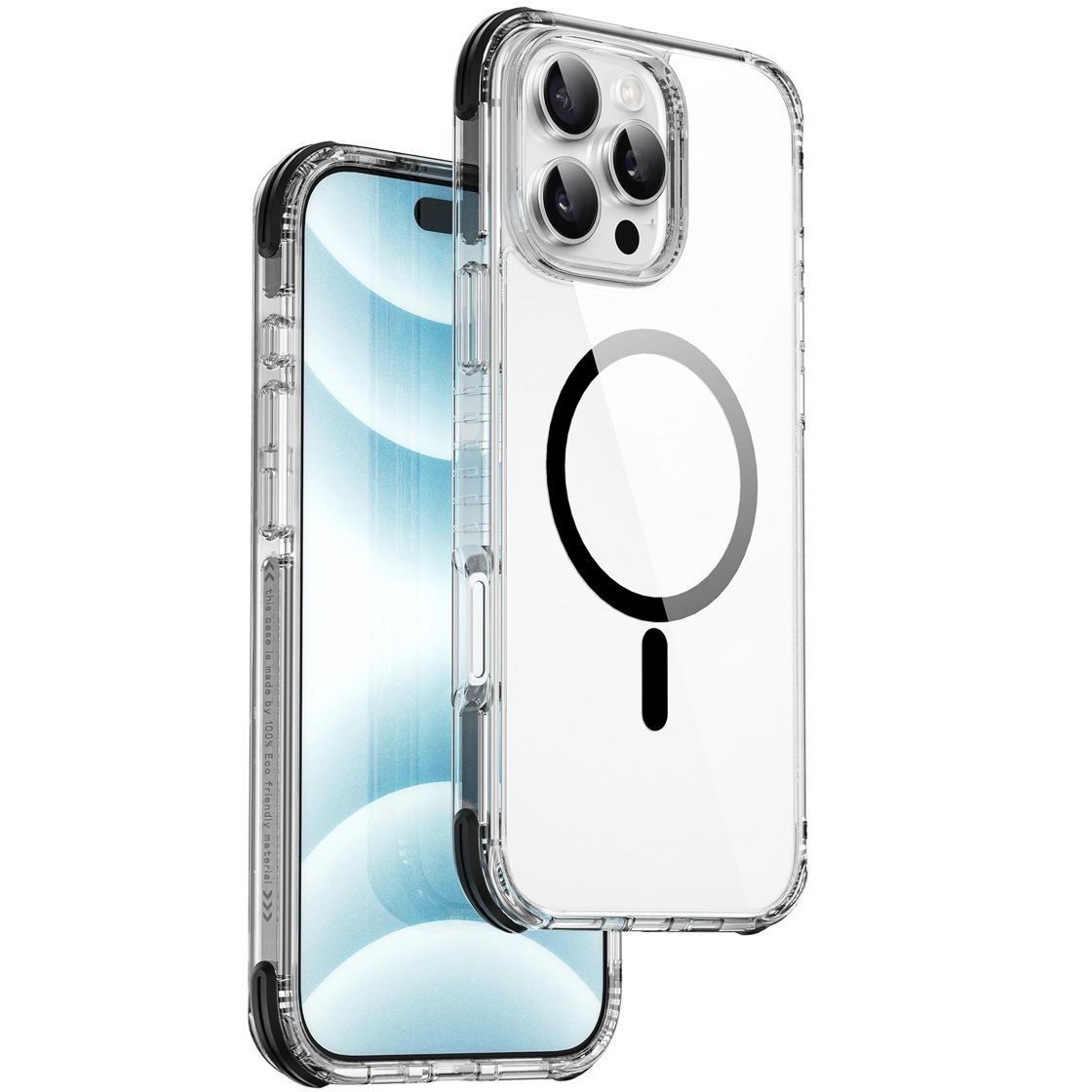 Чохол Wiwu Hybrid Ultra with MagSafe Case Black для iPhone 16 Pro Max