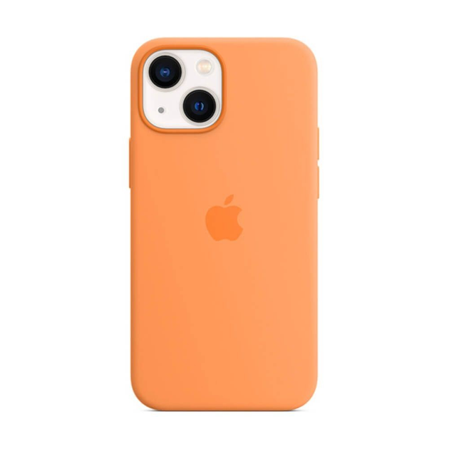 Silicone Case with MagSafe для Apple iPhone 13 Marigold