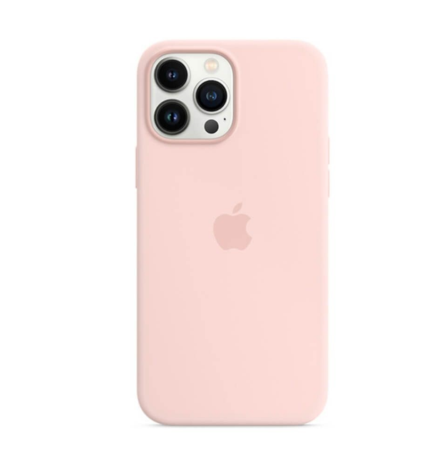 Silicone Case with MagSafe для Apple iPhone 13 Pro Chalk Pink