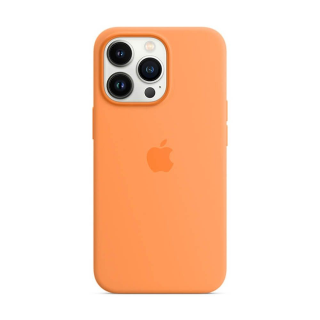 Silicone Case with MagSafe для Apple iPhone 13 Pro Marigold