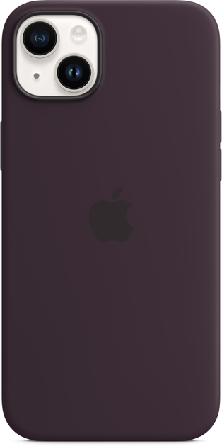 Silicone Case with MagSafe для Apple iPhone 14 Plus Elderberry