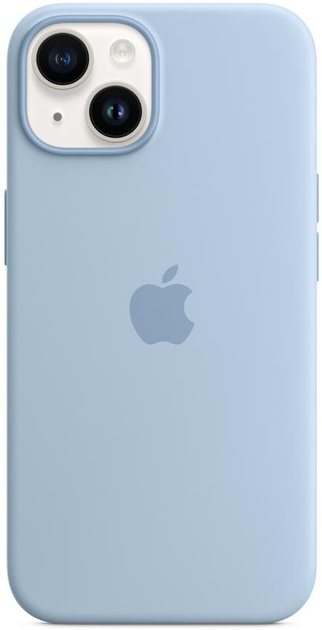 Silicone Case with MagSafe для Apple iPhone 14 Plus Sky