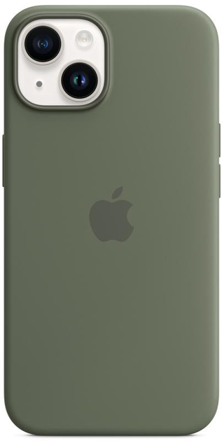 Silicone Case with MagSafe для Apple iPhone 14 Plus Olive