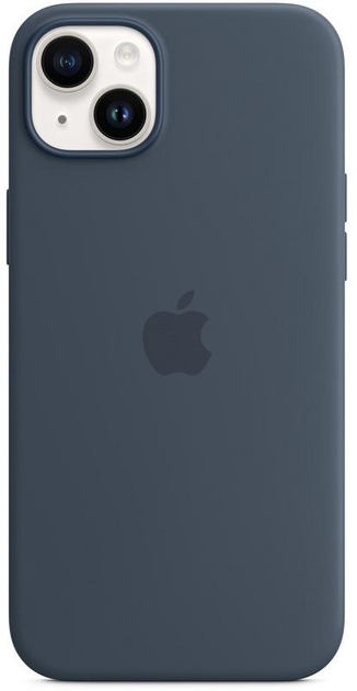 Silicone Case with MagSafe для Apple iPhone 14 Plus Storm Blue