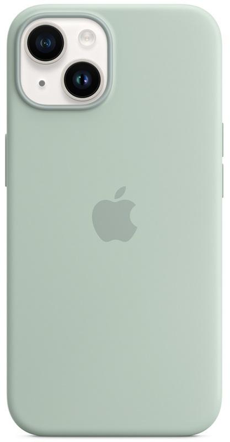 Silicone Case with MagSafe для Apple iPhone 14 Plus Succulent