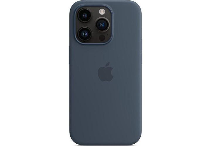 Silicone Case MagSafe для Apple iPhone 14 Pro Storm Blue