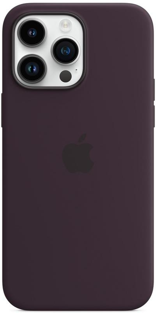 Silicone Case with MagSafe для Apple iPhone 14 Pro max Elderberry