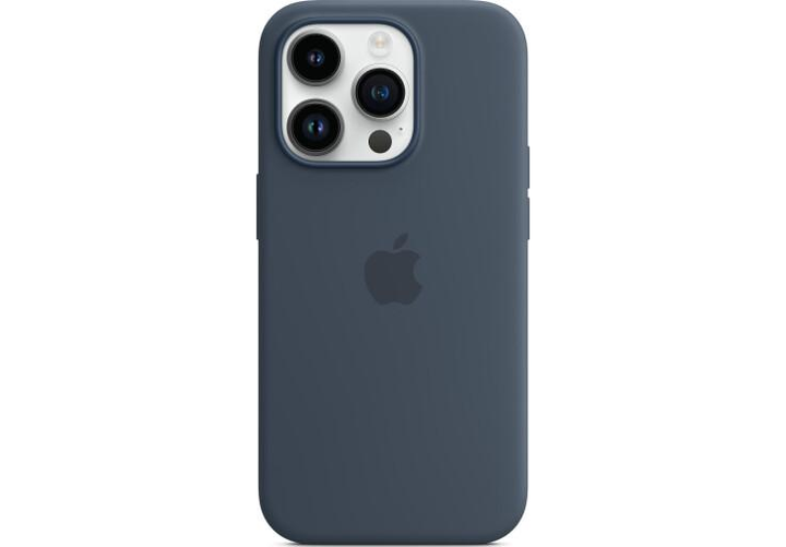 Silicone Case with MagSafe для Apple iPhone 14 Pro max Storm Blue