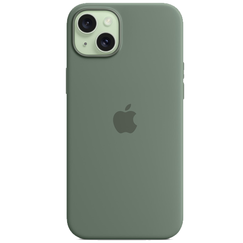 Silicone Case with MagSafe для iPhone 15 Plus Cypress